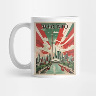 Toronto Canada Vintage Poster Tourism 3 Mug